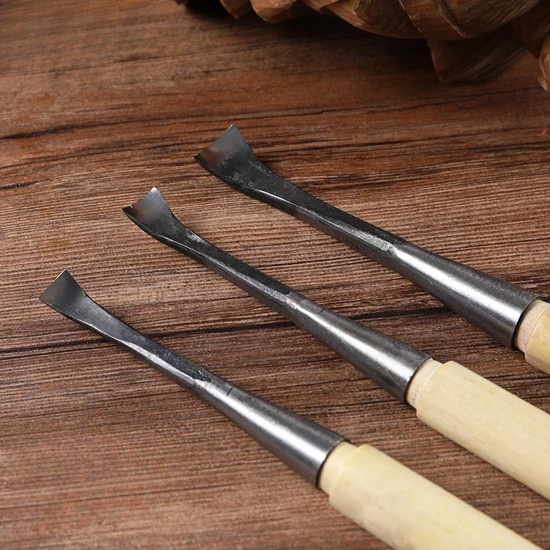 

Hand Tool 10/15/20mm Wood Carving Tool Blank Depth Circular Knife Woodworking Arc Carving Knife Hand Tools for Woodworking DIY