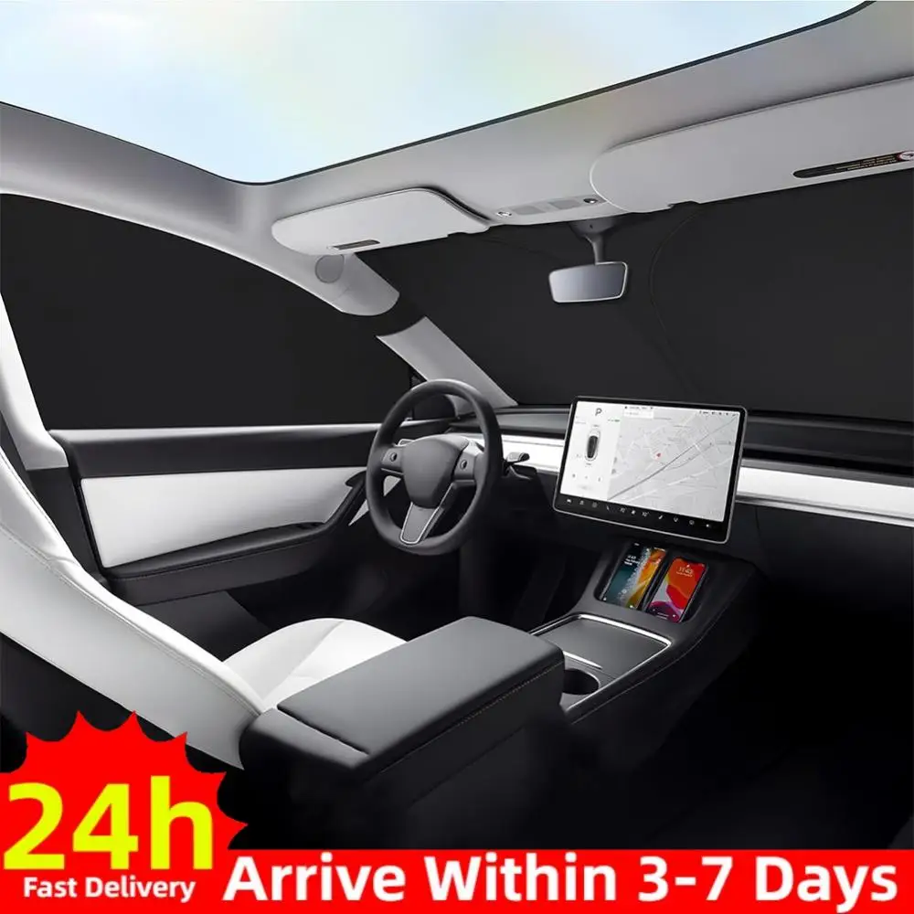 

8Pcs/Set Car Multi Sun Shade Protection Car Windows Sun Shade Auto Sun Shade for TESLA Model Y 2020-2024 All Windows