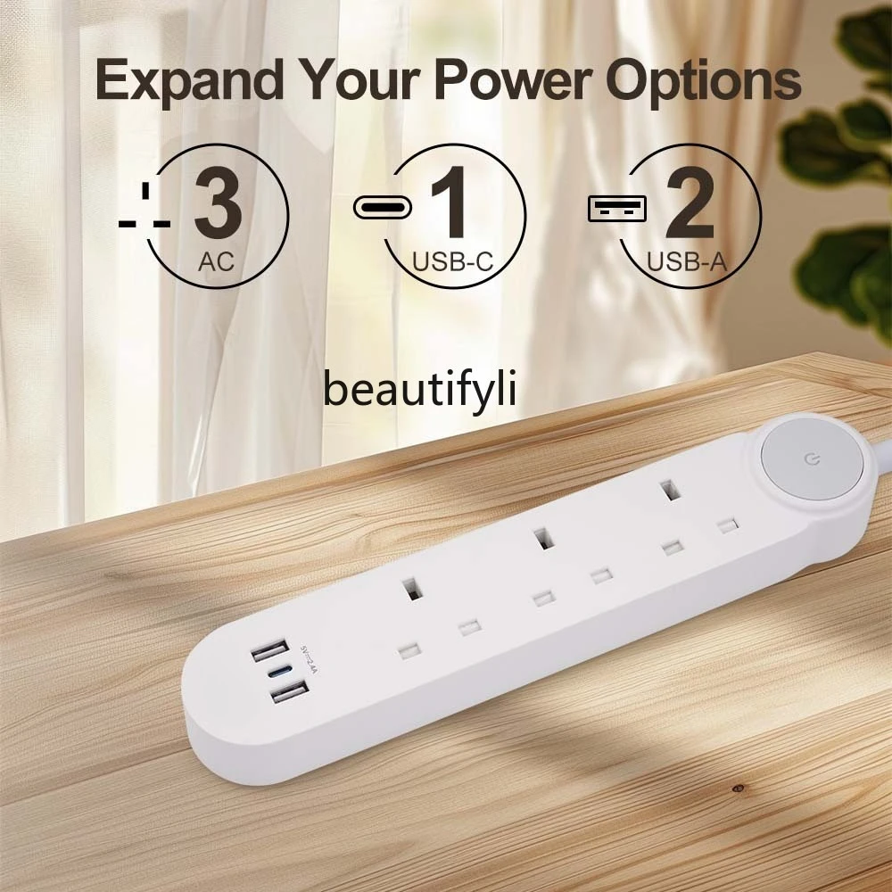 Three-hole position, multi-function British standard universal expansion socket
