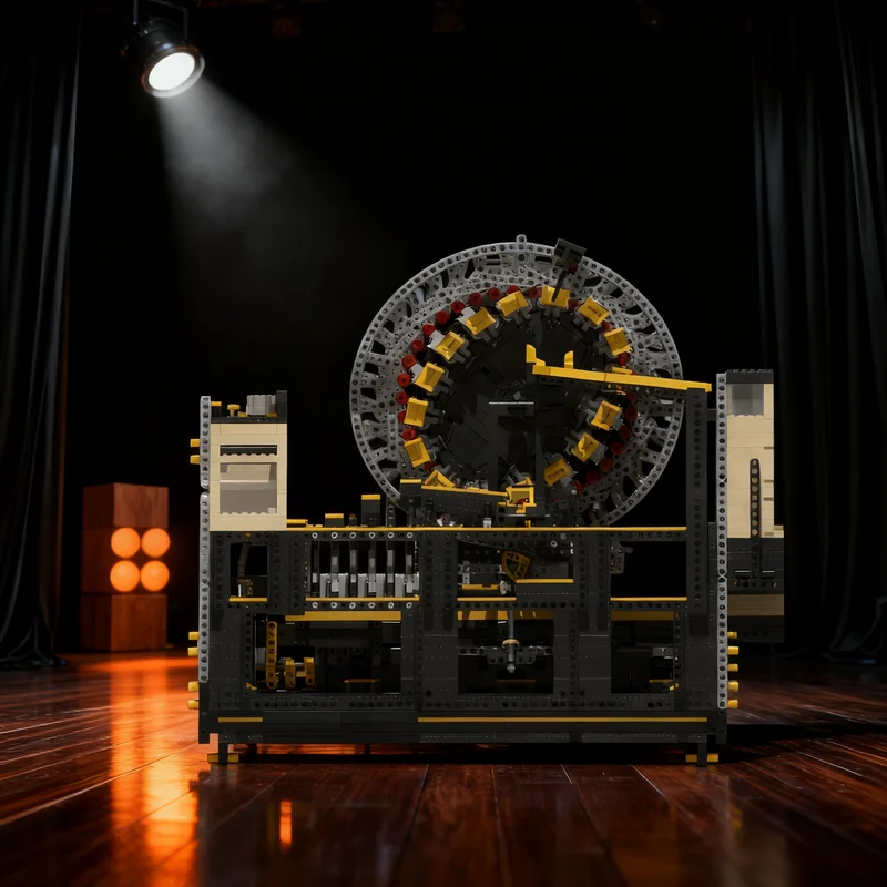 

5367pcs MOC GBC Tower Module 9 Technical Model Building blocks Construction Christmas gifts toy creative DIY idea Architecture