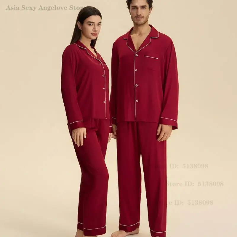 

Пижамы для пар, весенне-осенний новый пижамный комплект, свадебный комплект для жениха и невесты, домашняя одежда, пижамный костюм, свободная ночная рубашка, одежда для дома, пижама