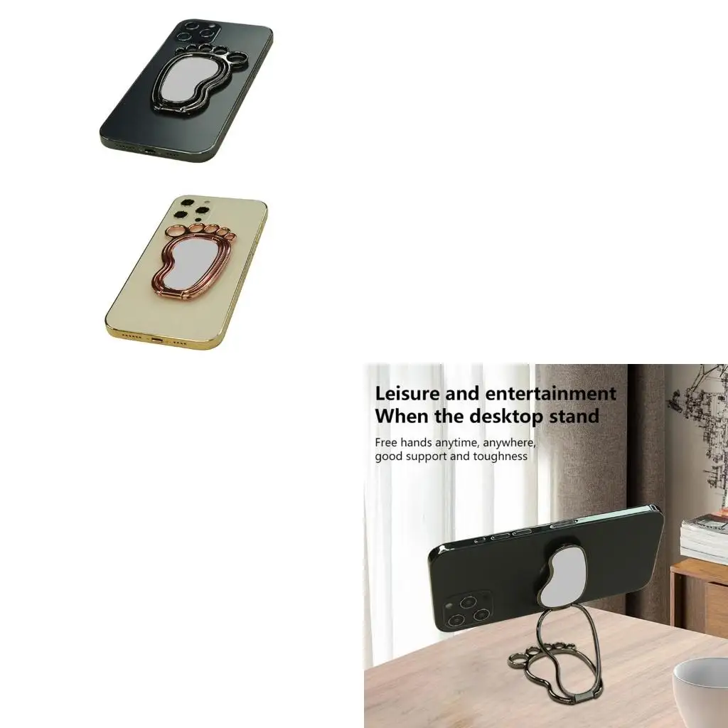 

360° Rotation Universal Finger Ring Kickstand Cell Phone Ring Holder Stand Metal Phone Grip for Magnetic Car Mount