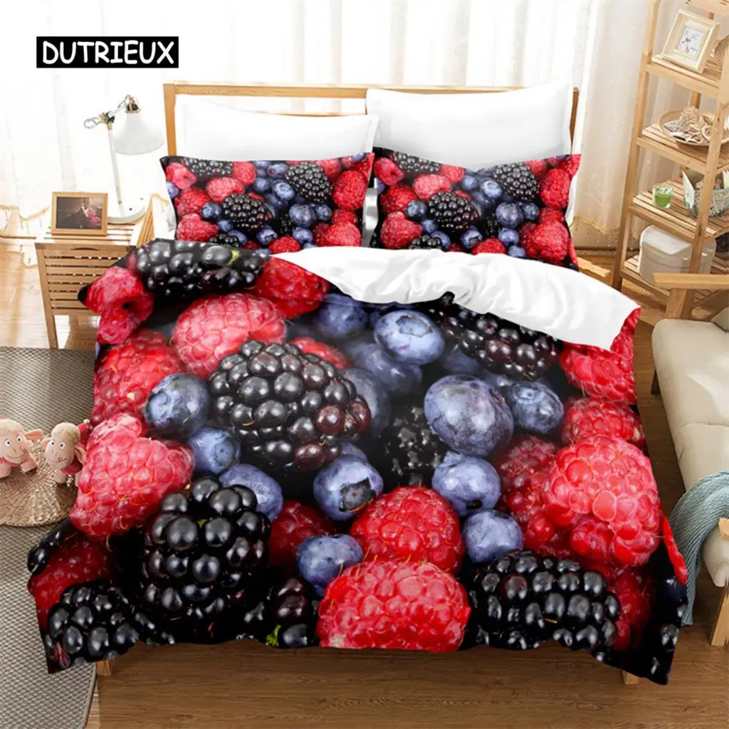 

Bright Fruit Bedding Set Duvet Cover Set 3d Bedding Digital Printing Bed Linen Queen Size Bed Set Fashion Design