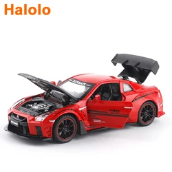 Halolo New 1:32 NISSAN GT-R Alloy Car Model Diecasts & Toy Vehicles Toy Cars Kid Toys For Children Gifts Boy Toy A298