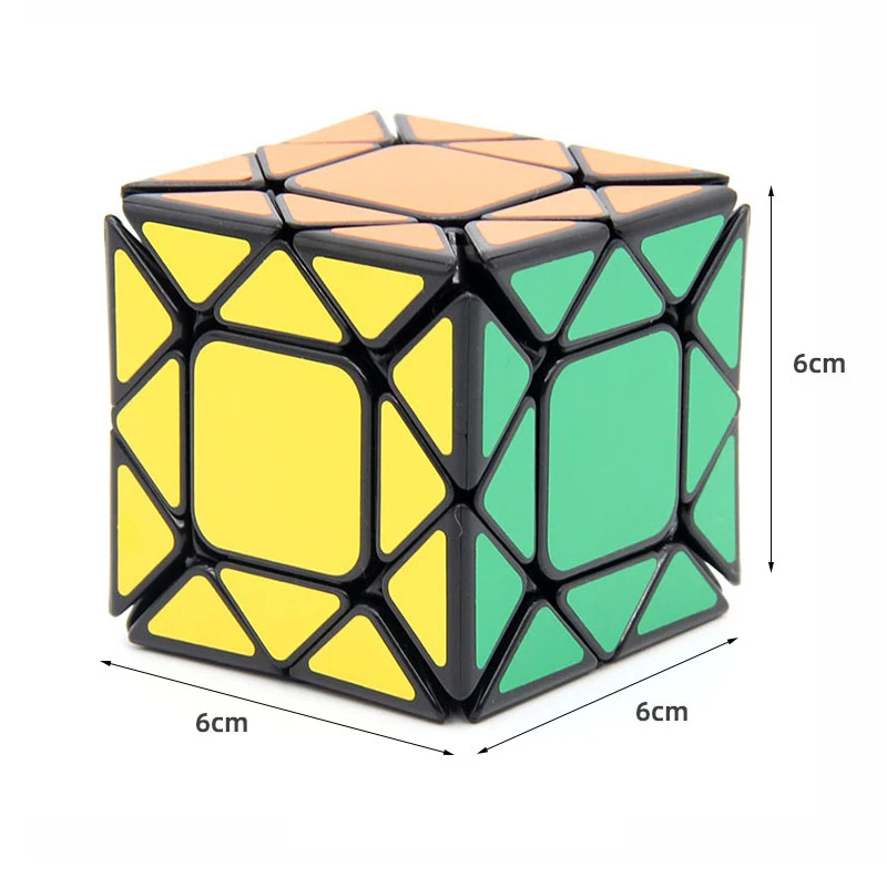 Fission Oblique Twist Magic Cube Alien Transformation Oblique Twist High Difficult Challenge Intelligence Toys Cagic Cube