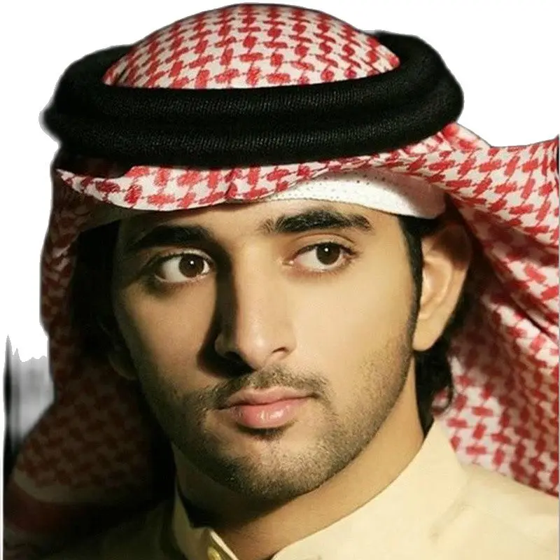 Black Hoop Islamic Traditional Costumes Men Plaid Hat Head Scarf Turban Muslim Hijabs Dubai,Arabic Ramadan Pray Caps Men Arab