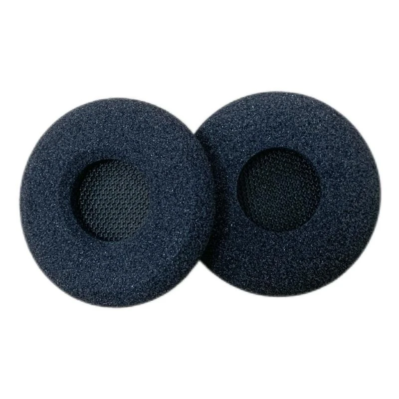 Almofadas de espuma para fones de ouvido, 2 peças, para jabra biz 2300 usb duo/d biz 2300 qd/d biz 2300 usb ms, esponja, capas de almofadas