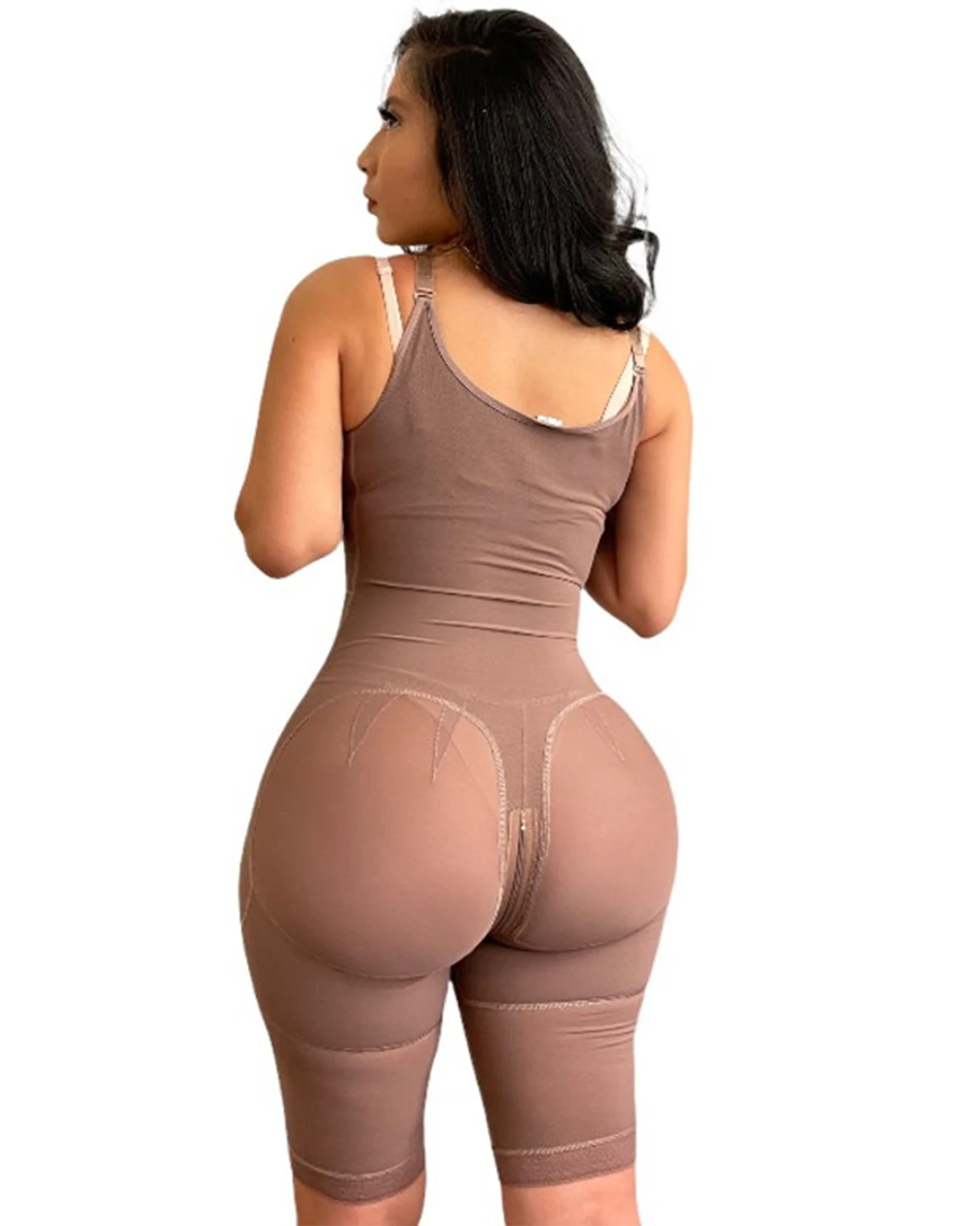 Fajas Colombianas Moldeadoras High Compression Garment Abdomen Control Double Bodysuit Waist Trainer Post Liposuccion