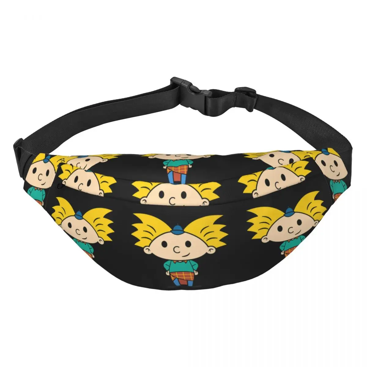 

Custom Fashion Cartoon Tv Helga Pataki Fanny Pack for Running Men Women Hey Arnold Sling Crossbody Waist Bag Phone Money Pouch