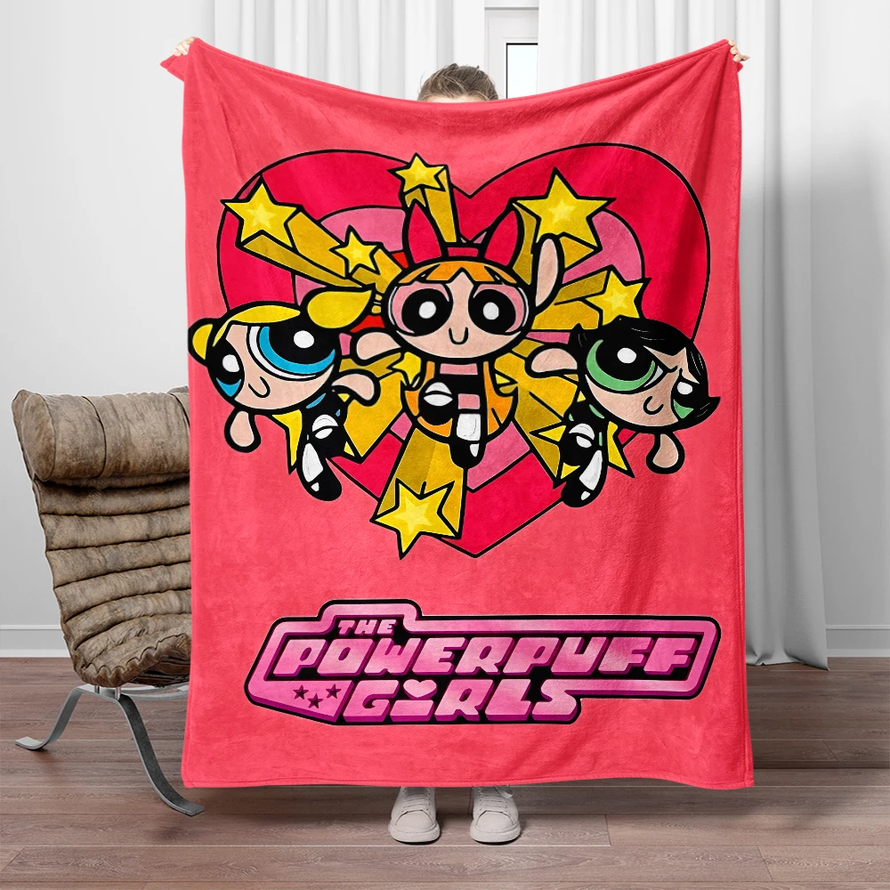 The Powerpuff Girls Blanket Seasonal blankets Used for sofas, beds, living rooms, travel picnics, blankets, gifts, thin blankets