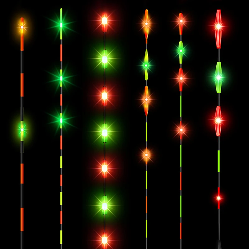 

Fishing Floats Smart IC Gravity Sensor Color Change LED Luminous Drift Tail High Quality Fiber DIY Antenna Accessories