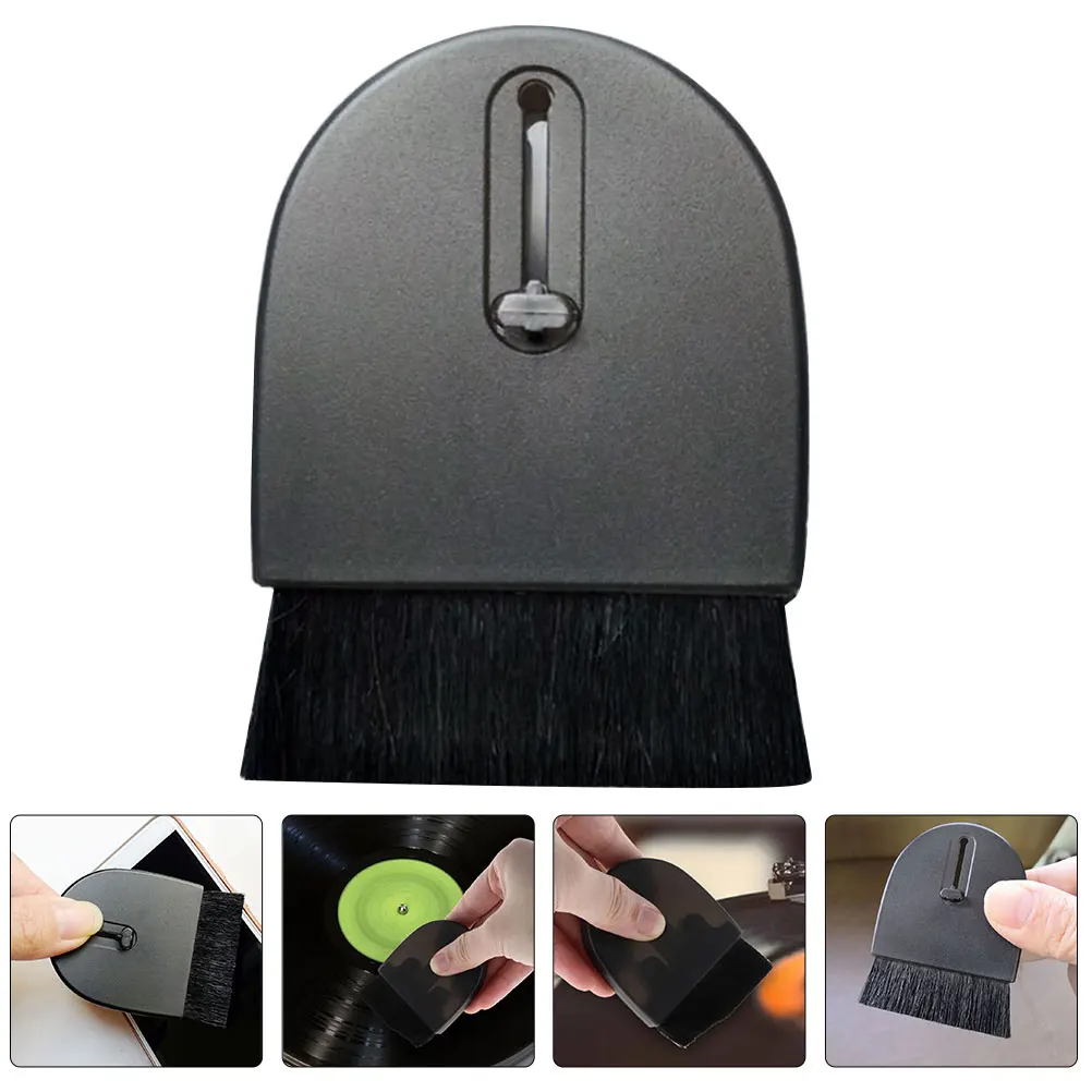

Vinyl Record Cleaning Brush Anti-Static Dust Cleaner For Turntable Dust Removal Long-Lasting Bristles Non-Scratch Household