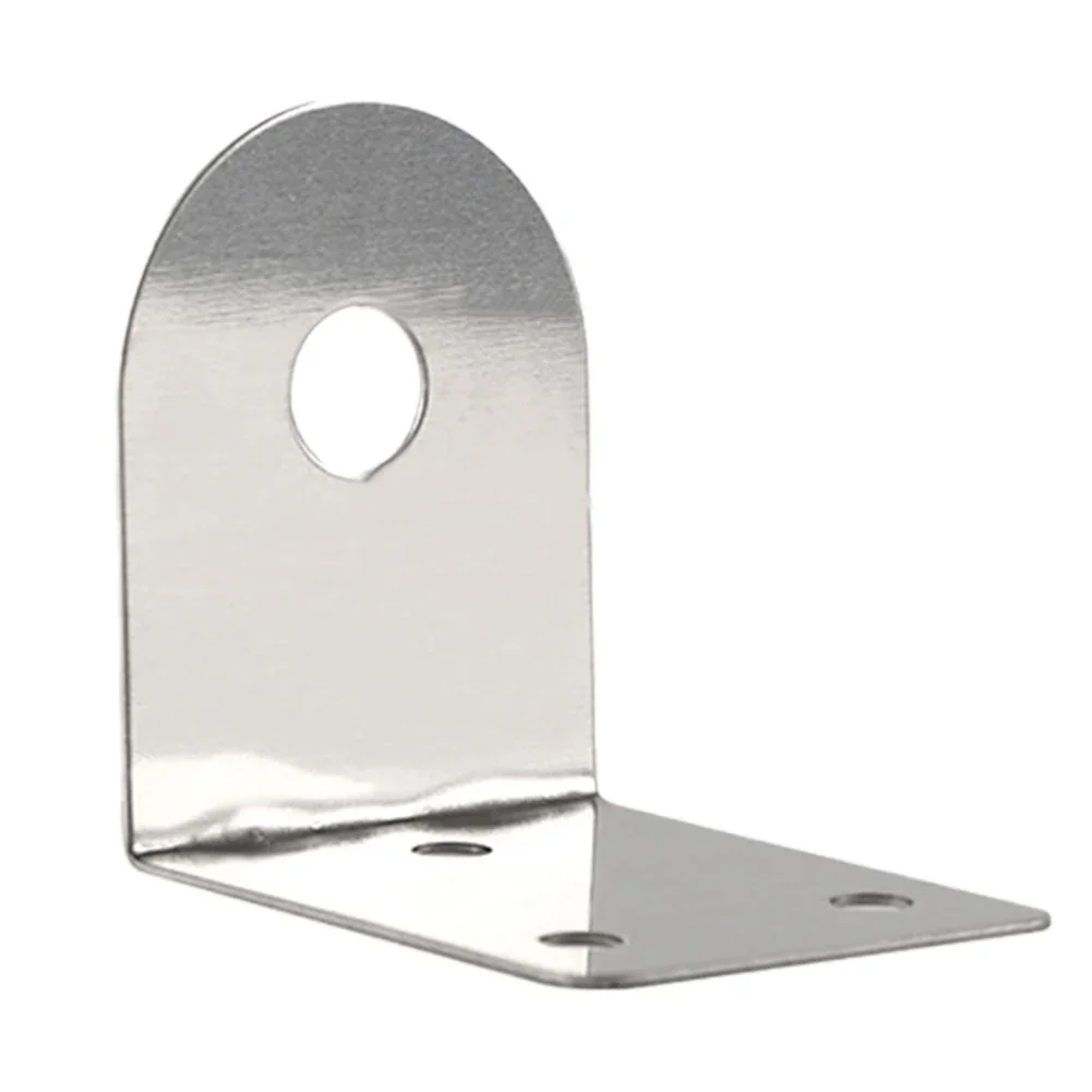 1pc Faucet Right Angle Bracket Stainless Steel For Water Tap Metal Bracket Hanging Plate Home Kitchen Appliance Accessories