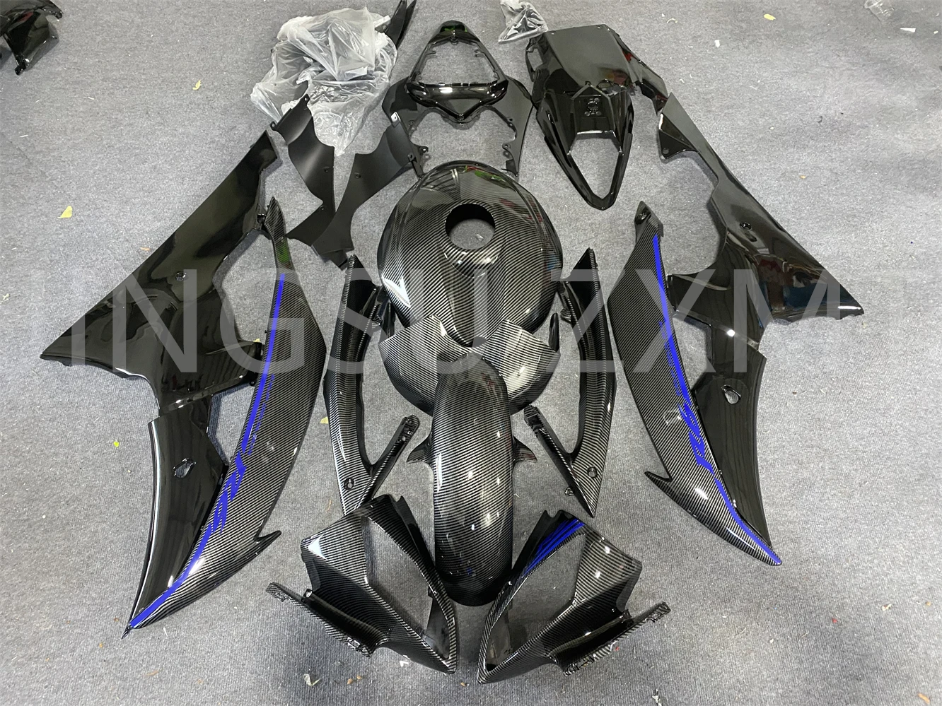 New ABS Fairings Kit Fit for YAMAHA YZF- R6 08 09 10 11 12 13 14 15 16 2008 2009 2010 2011 2012 2013 2014 2015 2016 Carbon fiber