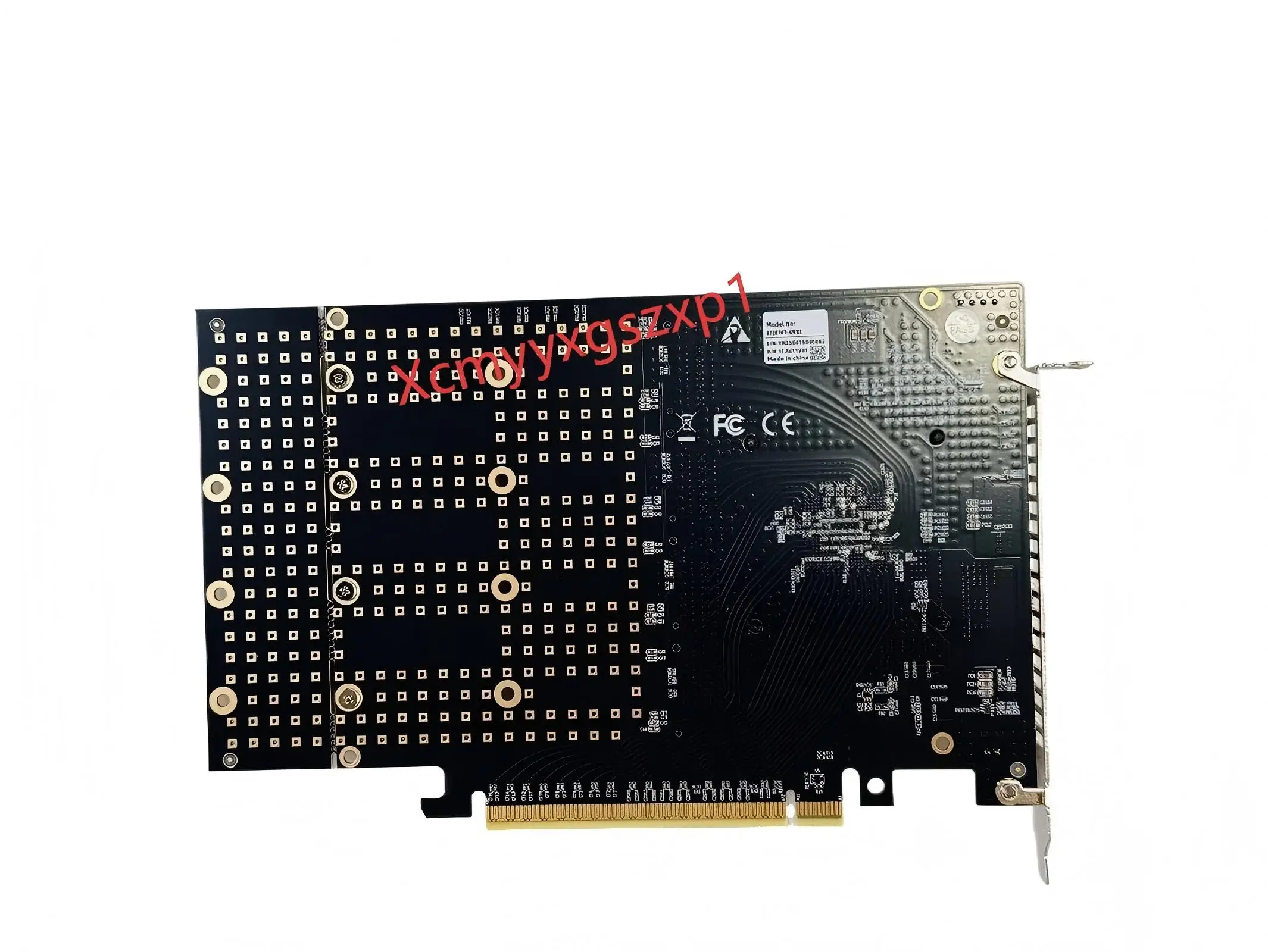1pcs 4 Port M.2 NVMe SSD PCIe x16 Adapter With PLX8747 PCI E 3.0 x16 Switch to 4