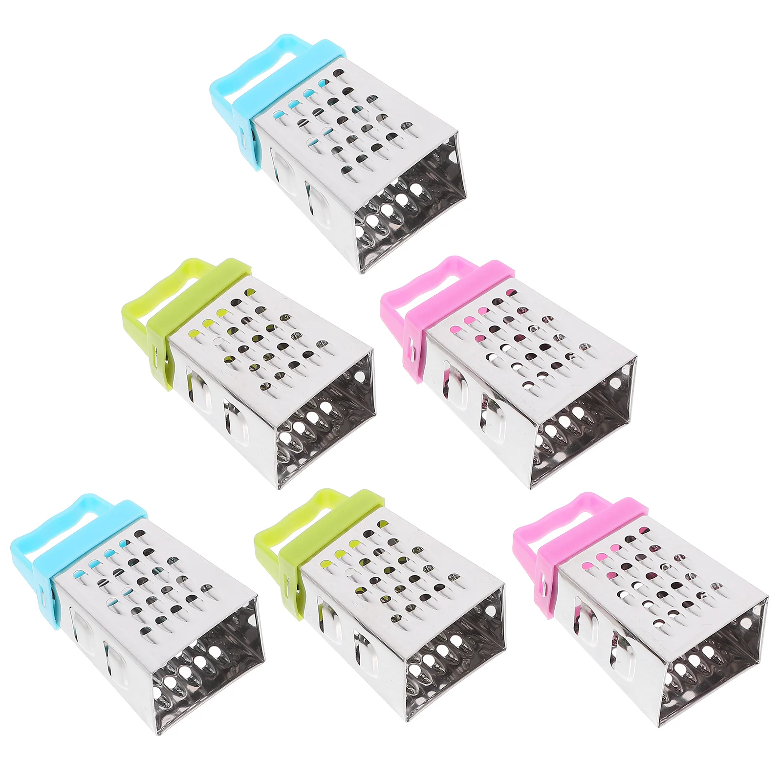 

6 Pcs Puffer Mini Cheese Grater Kitchen Supplies Slicer Food Vegetable Graters For Stainless Steel Baby