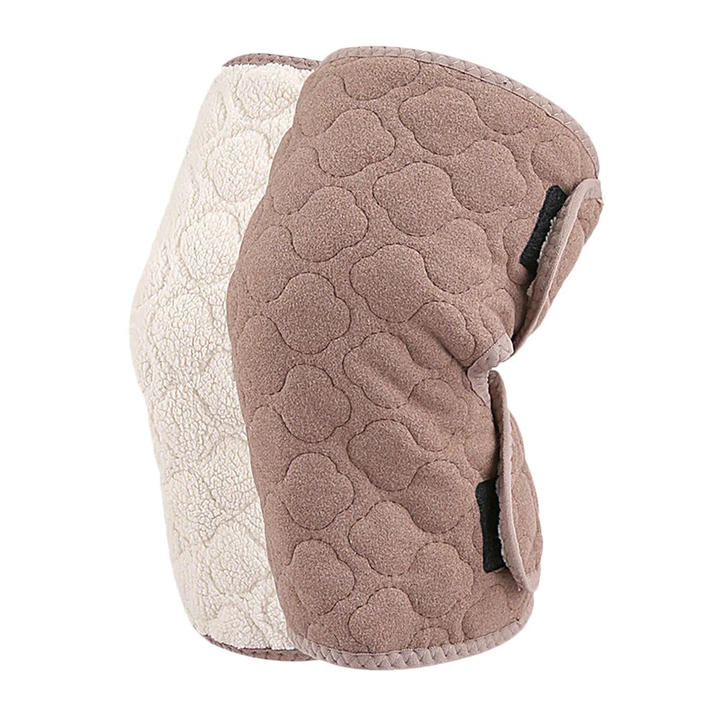 

1 пара теплых наколенников, утолщенные утепленные наколенники для мужчин и женщин, зимние термогрелки для ног, защитные чехлы, дышащие