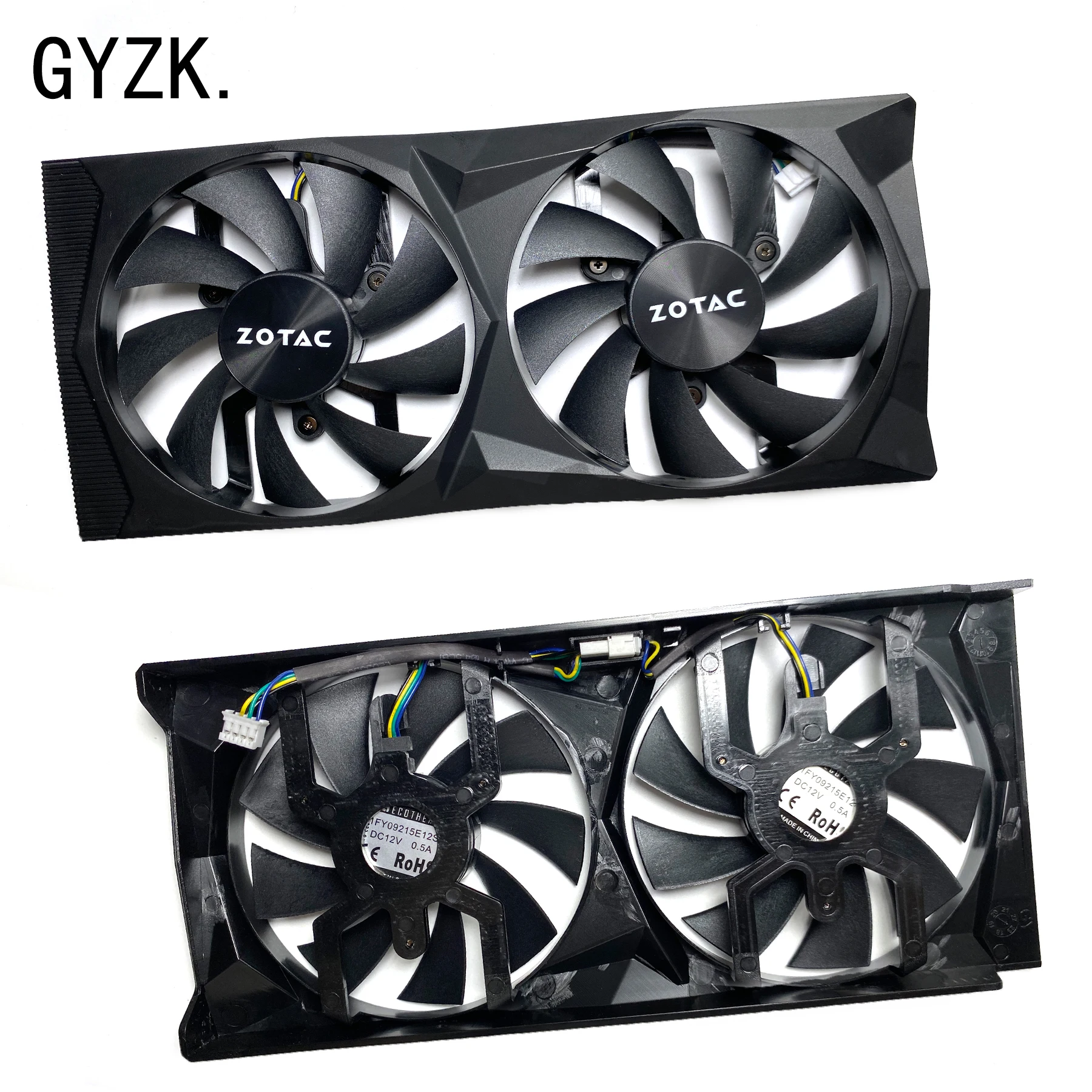 New For ZOTAC GeForce RTX2060 2060S GTX1660 1660ti  Destroyer HA/HB OC Graphics Card Replacement Fan  panel with fan