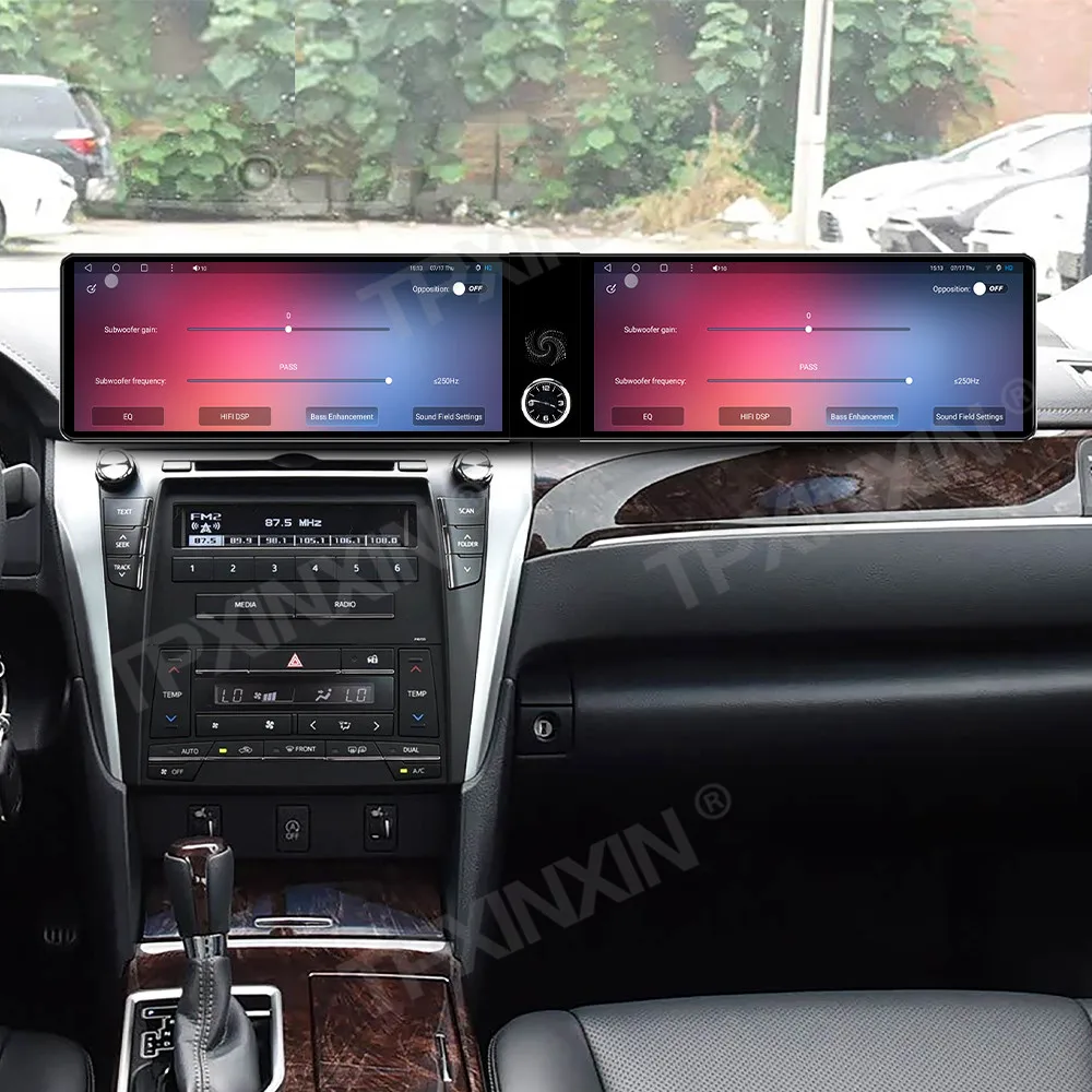 

Автомагнитола Android Auto Carplay для Toyota Camry 2014-2016, 24,6-дюймовый сенсорный экран, GPS-навигация, стерео, мультимедийный плеер, головное устройство с DSP