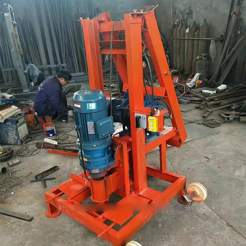 

Compact Civilian Drilling Rig Foldable Drilling Platform Home-Use 380V/220V Electric Water Well Drill 40M Drilling D(Customized)