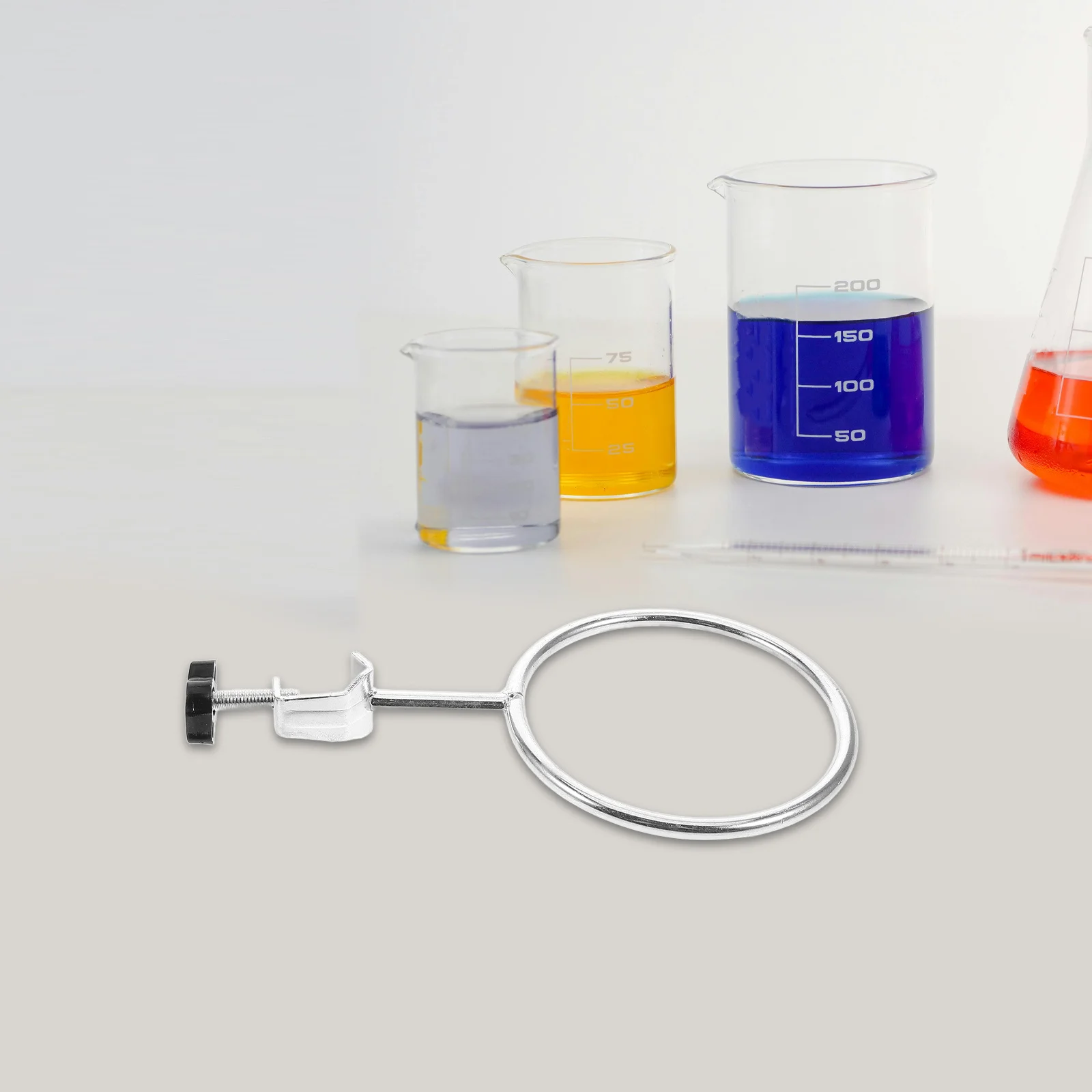 

1pcs Iron Stand For Laboratory Equipment With Test Tube Clamp Ring Holder Durable Lab Metalware For Chemistry Experiments
