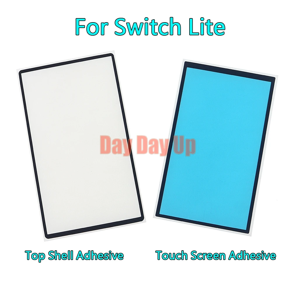 

100PCS LCD Panel For Nintendo Switch Lite Replacement Double Sided Adhesive Glue Sheet Touch Screen & Top Shell Housing Case