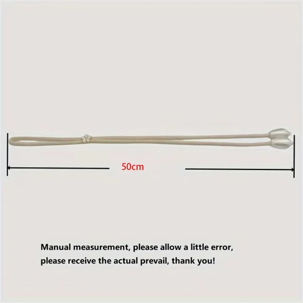 2PCS Adjustable Curtain Strap Universal Hand Braided Curtain Buckle Bedroom Curtain Holder Household Supplies