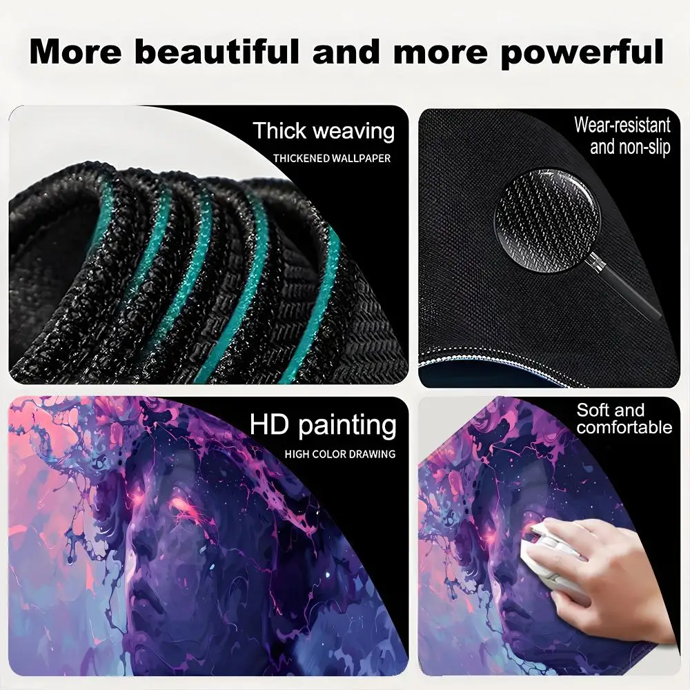 Alfombrilla de ratón más vendida de China, animación de flores y sirvientas, hermoso juego XXL, alfombrillas de ratón exclusivas, alfombrilla de ordenador para PC, decoración antideslizante