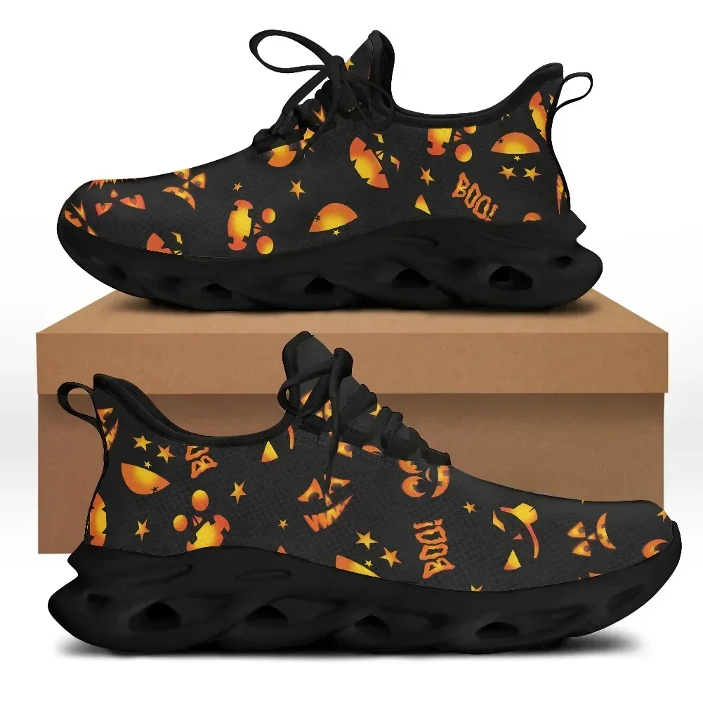 

Halloween Theme Picture Design Casual Sports Shoes Teenagers Non Slip Durable Walking Shoes Teenagers Boys Fashion Shoes