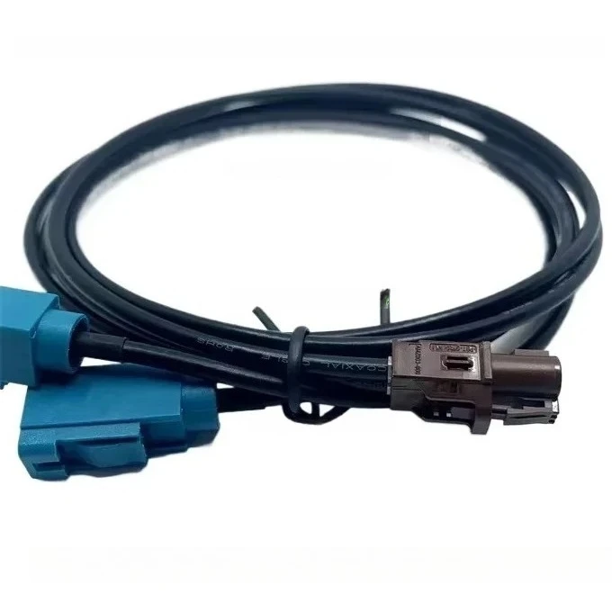 2Pin Mini  F Female Connector To Female  Z Automotive Cable Assembly
