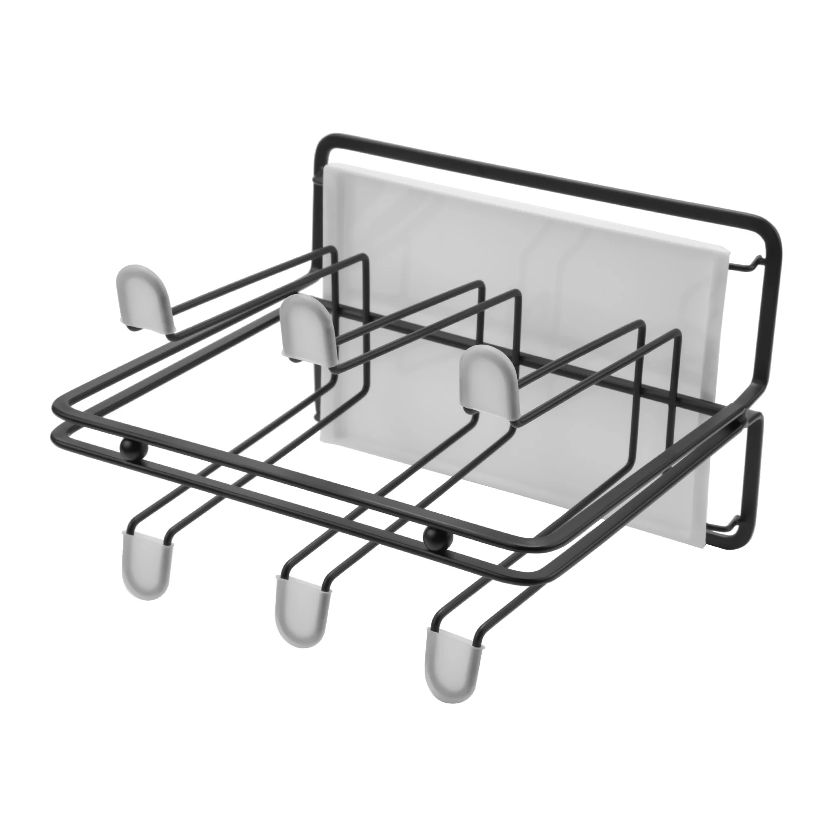 6 Bottle Dish Drainer Metal Bottle Holder, Drip Rack for Vessels with Drip Tray, for Sodastream, Air Up, Avent, Philips image 3