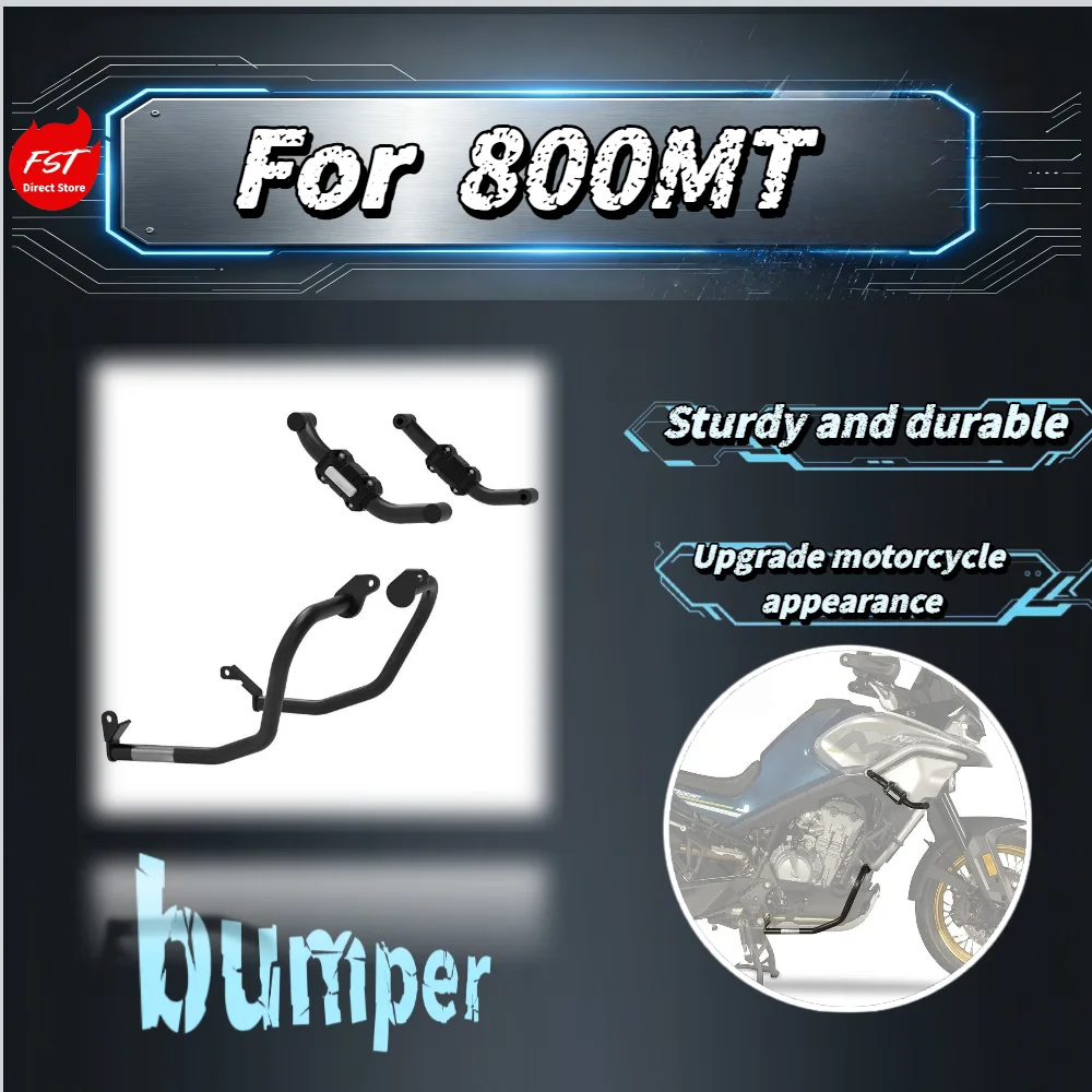 For  800MT Original Frame Precision Fit Engine Guard Bar Full Surround Anti-collision Safety Protection Parts