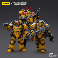 Joytoy Warhammer Horus Rebellion Mkiii Dark Source Emperor Fist Legion Priest Archon Collectible Figure With Predator Squad Toy