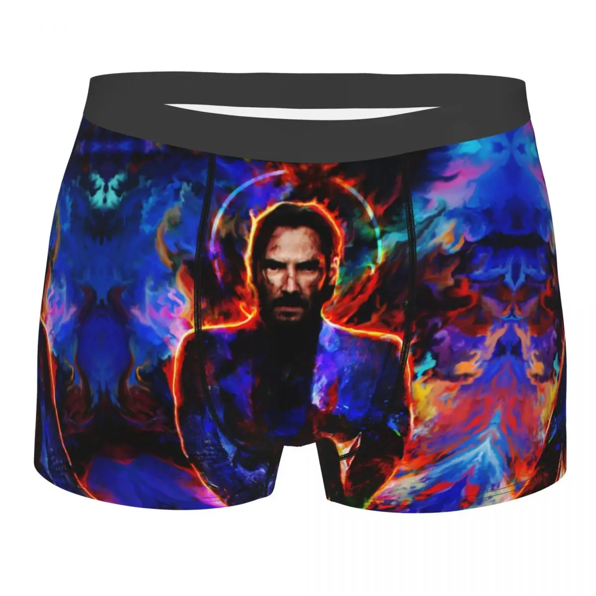 Keanu Reeves John Wick Calzoncillos bóxer para hombre, calzoncillos muy transpirables, pantalones cortos con estampado 3D de alta calidad, regalos de cumpleaños