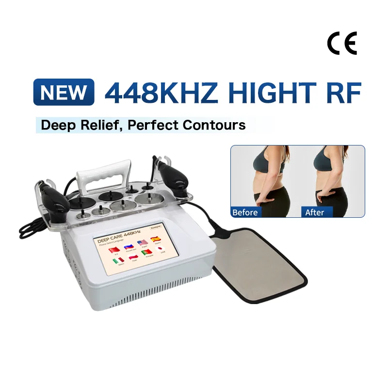 High-energy 448K Indiba Warmth Technology High-frequency Radio Wave Burning Fat Massage for Shaping Relieve Soreness Tighten and Rejuvenate The Skin Microcurrent Promote Lymphatic Circulation Beauty Tools