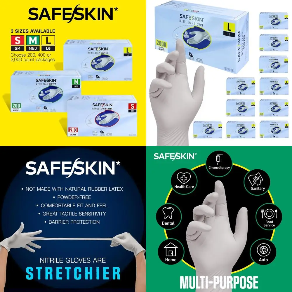 

Одноразовые нитриловые перчатки 3,5 мил, серые, без пудры, для медицинского, стоматологического, уборочного и кулинарного применения