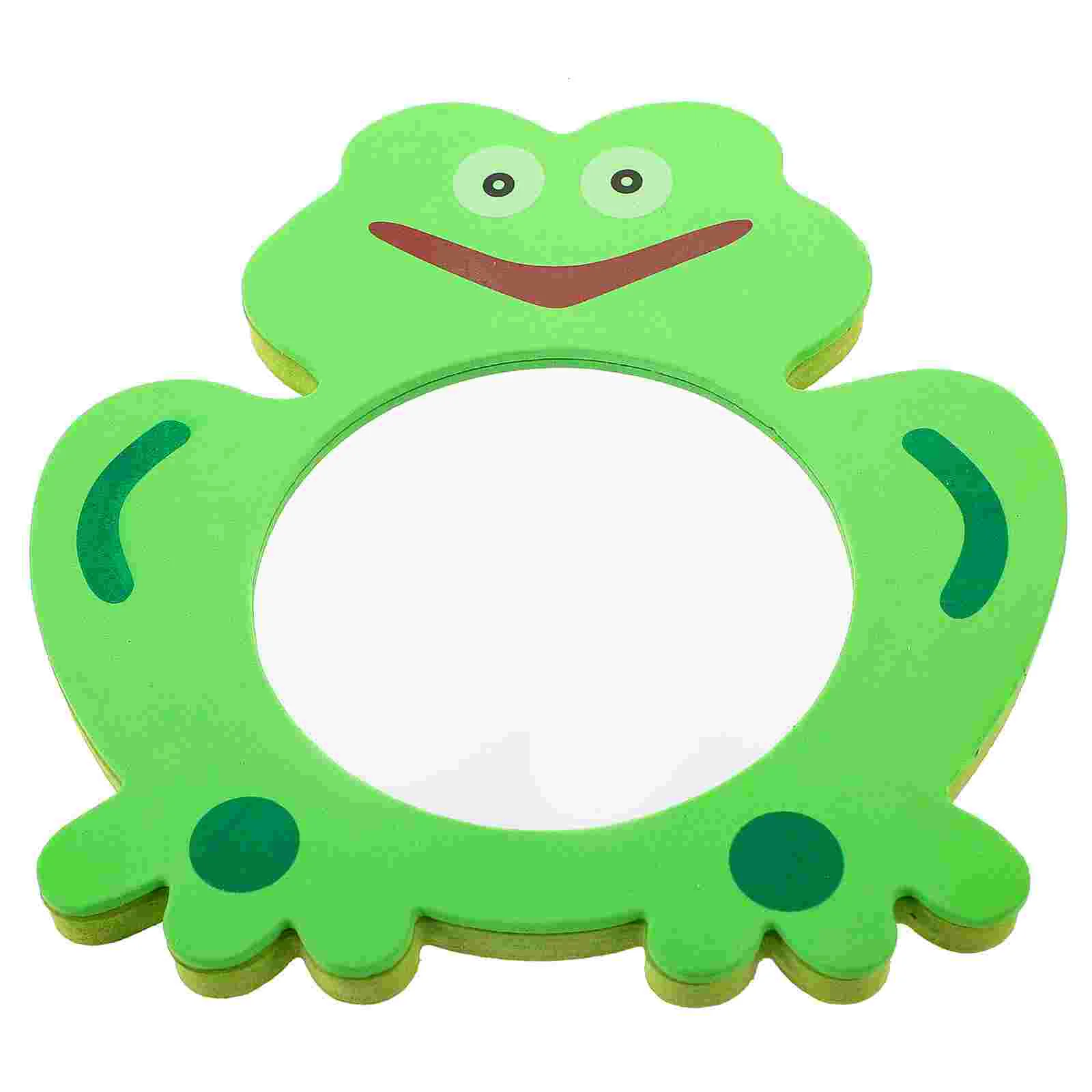 Kid Bath Toy EVA Cartoon Mirror Bathing Plaything Creative Crab Or Frog Design Water Toy Educational Cartoon Mirror Bath Toy