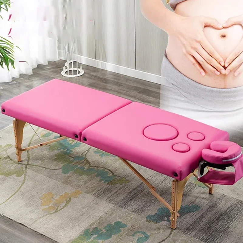 Simplicity Portable Beautician Beds Barber Beauty Salon Massage Pink Bed Professional Tattoo Table Lash Maca Portatil Recliner