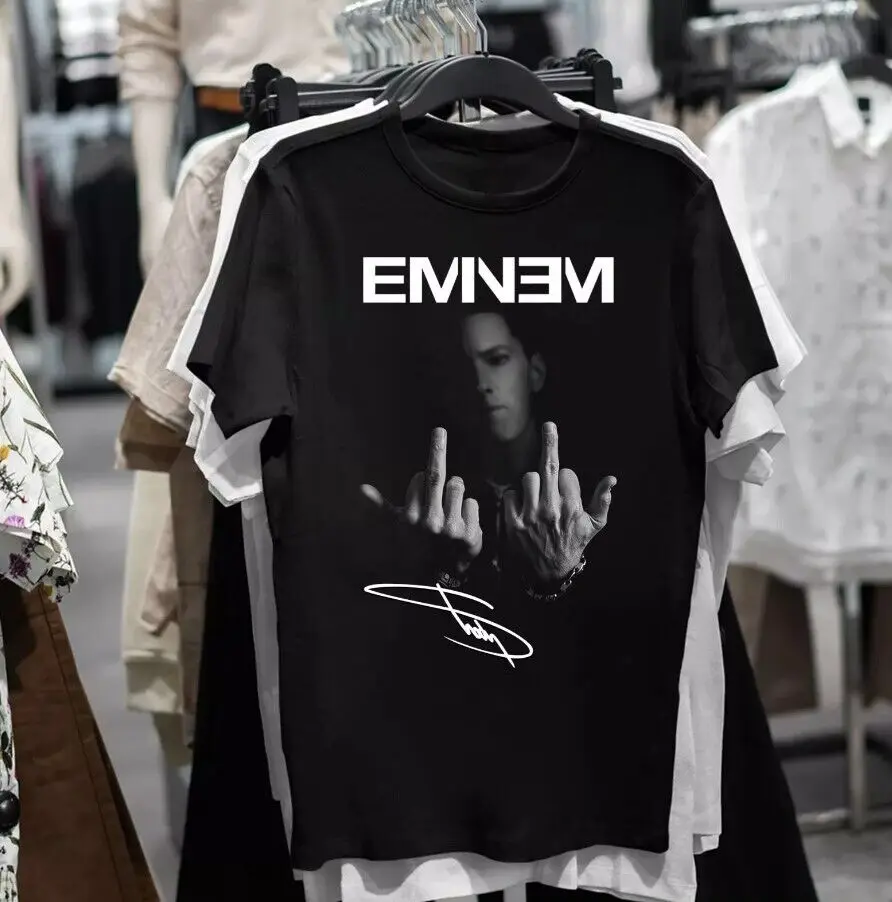 

Eminem tshirt Signature 80s Gift For Fans Men All Size T-Shirt