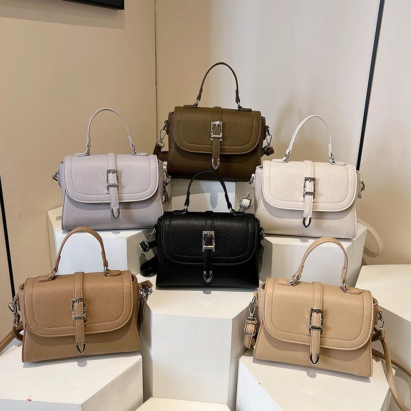 

2025 New Women's Minimalist Small Square Shoulder Crossbody Bag - PU Leather, Ideal for Commuting & Daily Use + Free Shipping