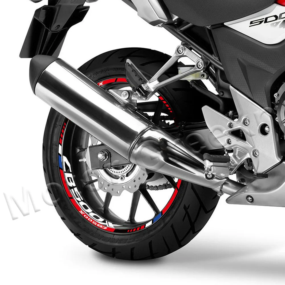 For CB500X cb500x Reflective Motorcycle Wheel Rim Sticker Decal Stripe Tape Accessories Waterproof 2