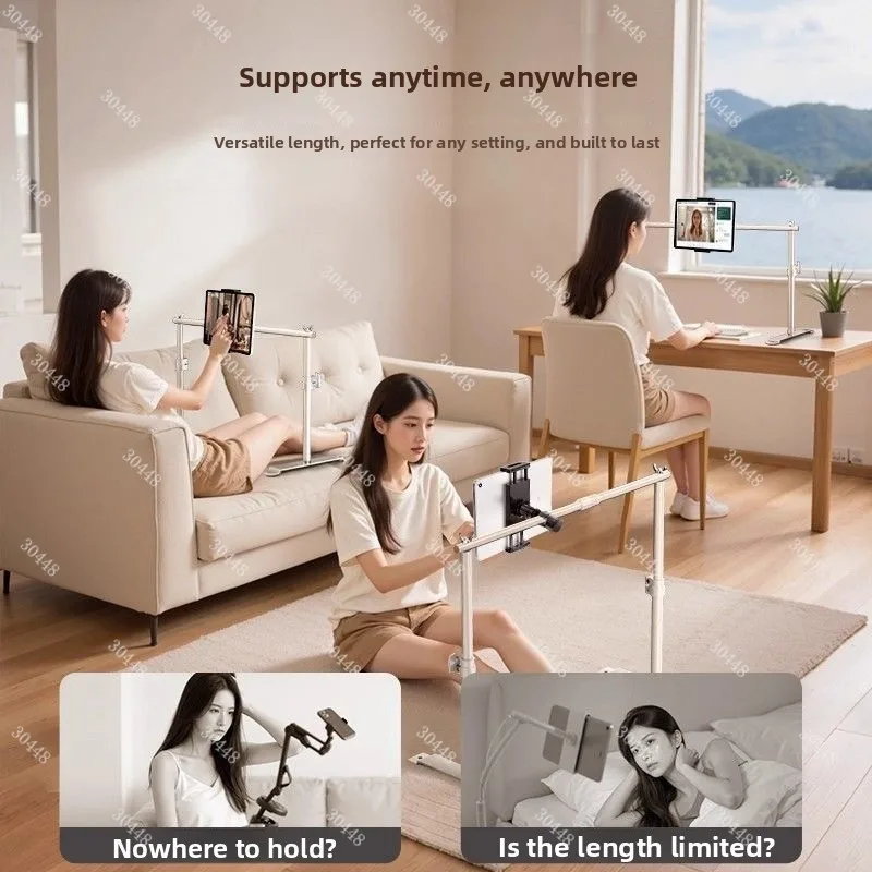 Bedside Lazy Tablet Stand Phone Holder Desktop Bedside Universal Adjustable Height Telescopic Multifunctional Support Stand