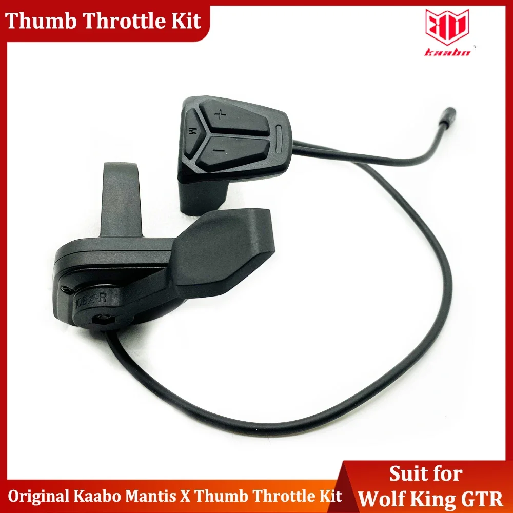 Original Kaabo Thumb Throttle Button Kit Spare Part Suit for Kaabo Wolf King GT/GTR Mantis X Mantis King GT TFT Electric Scooter