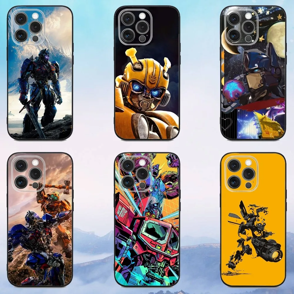 

Film T-Transformers Cool Phone Case For iPhone 16e,16,15,14,13,12,11,Pro,X,XS,Max,XR,Plus,Mini Soft Black Cover