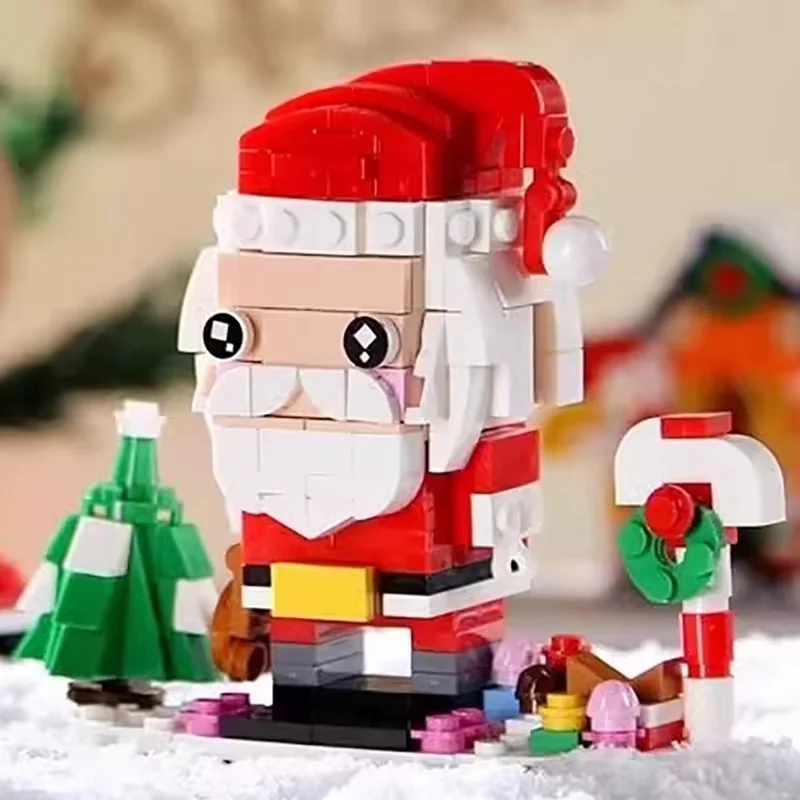 

New Christmas Countdown Calendar Gift Box Building Blocks Diy Children'S Surprise Fashionable Christmas Surprise Gifts