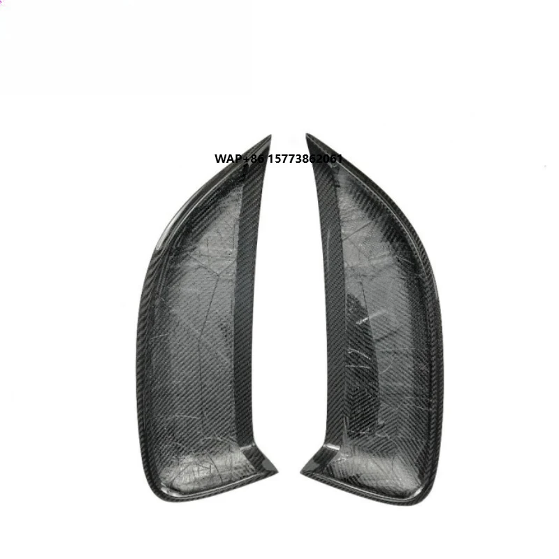 

Pors 718 Bokstars Side Air Vent Dry Carbon Fiber Material Front Bumper Side Fender Car Accessories 718 Bumper Vent 718