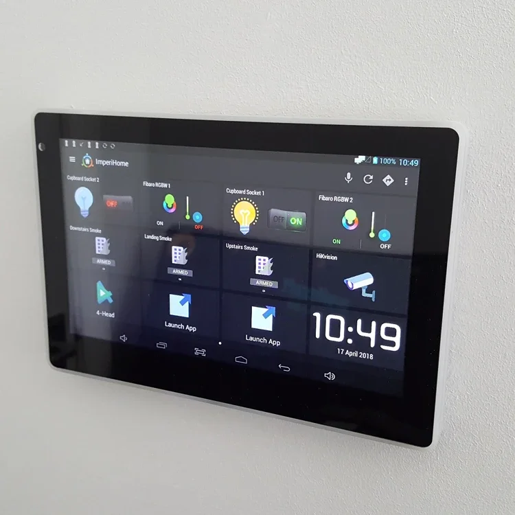 Meeting Room Touchscreen with Access Control Via RFID or NFC Relay