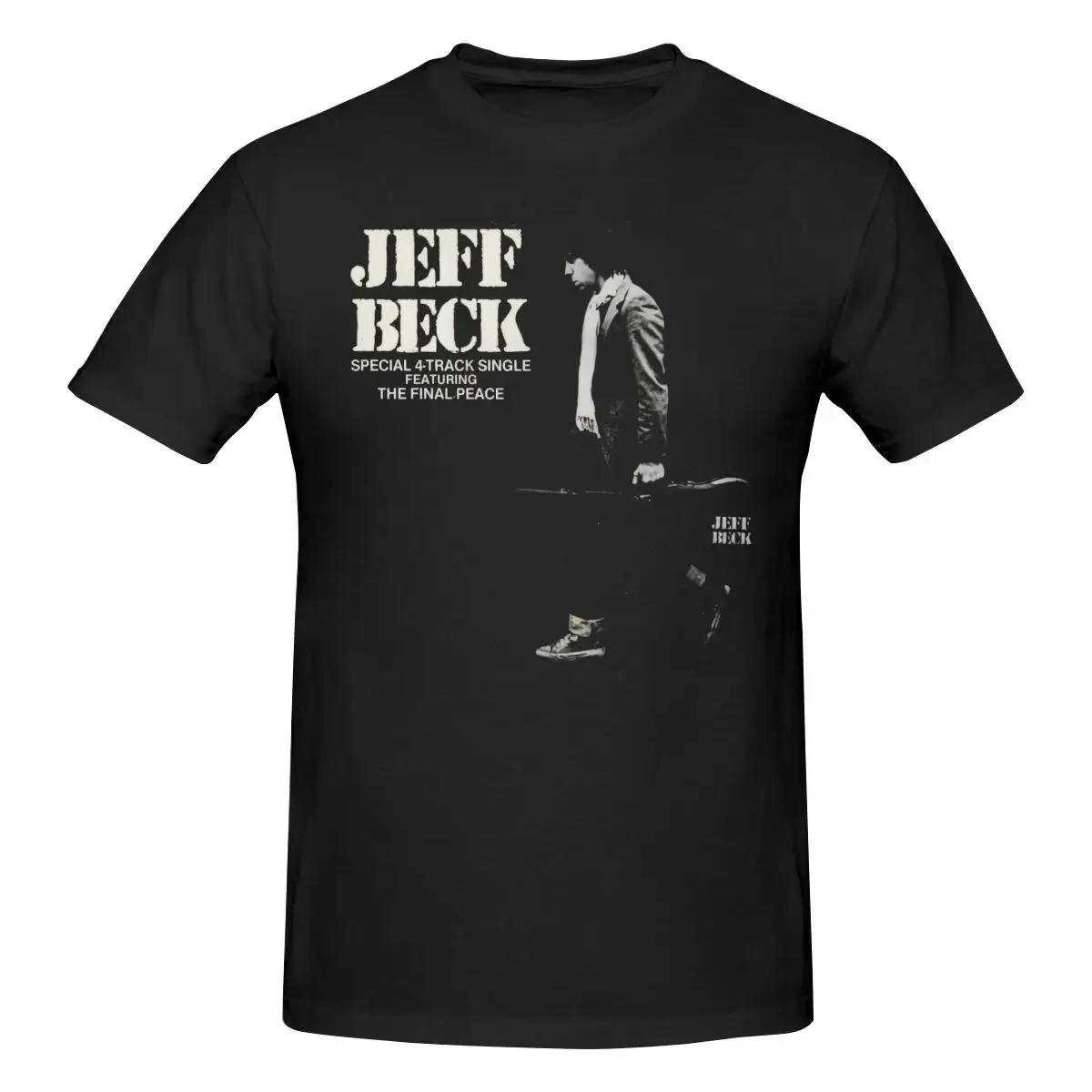 Cotton T-Shirt for Men Classic Tee Jeff Beck Men's Classic Unisex Harajuku Graphic Men Clothing Summer Funny Style Cotton New