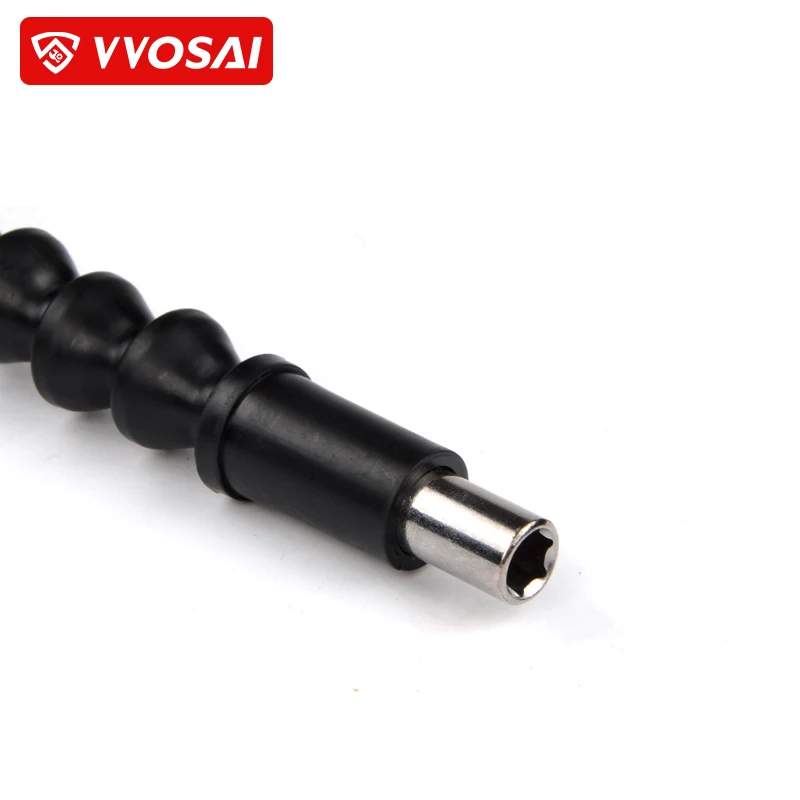 VVOSAI 290mm Electronics Drill Black Flexible Shaft Bits Extention Bit Holder Connect Link