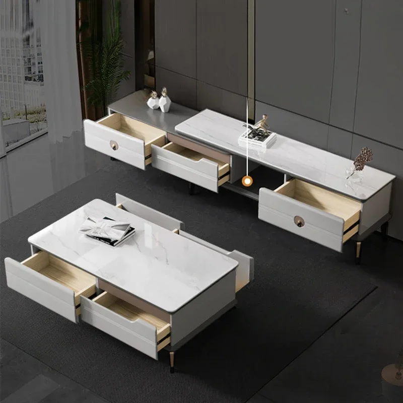 حامل شاشة تلفزيون حديث، حامل خشبي متنقل، خزانة تلفزيون فاخرة لغرفة المعيشة، خزائن طاولة، مهد Mueble، أثاث منزلي